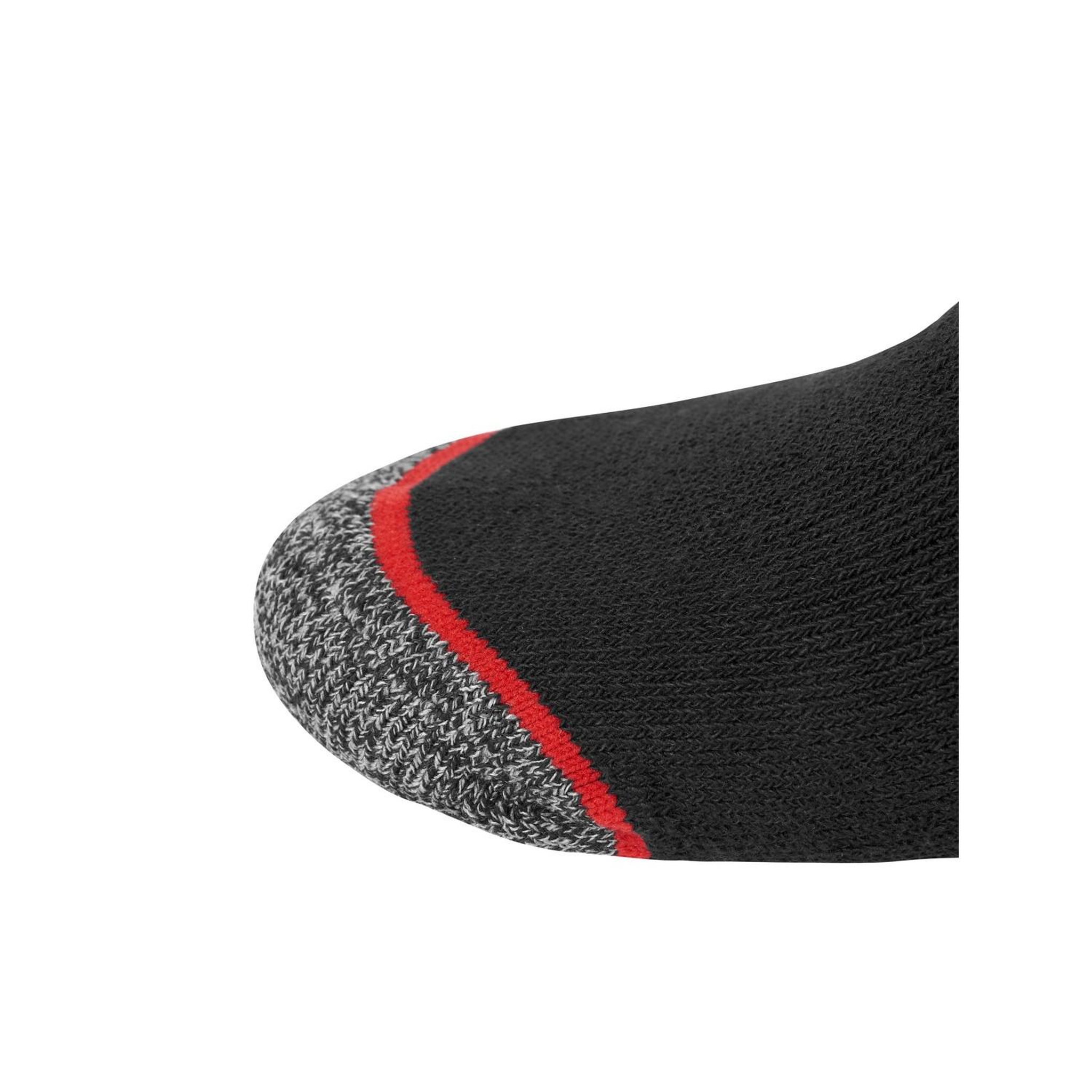 Voir la diapositive 6 : FACOM Lot de 6 paires de chaussettes quarter de travail homme red