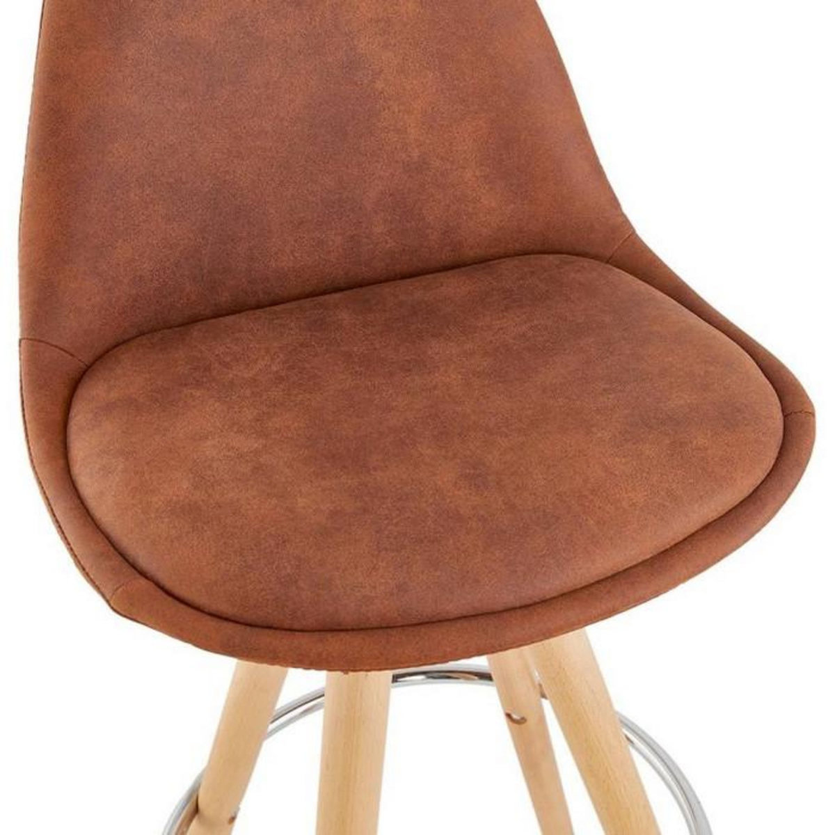 Paris Prix Tabouret de Bar Scandinave  Miro  97cm Marron & Naturel