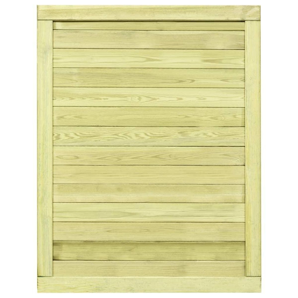 VIDAXL Portail de jardin Bois de pin impregne 125x100 cm