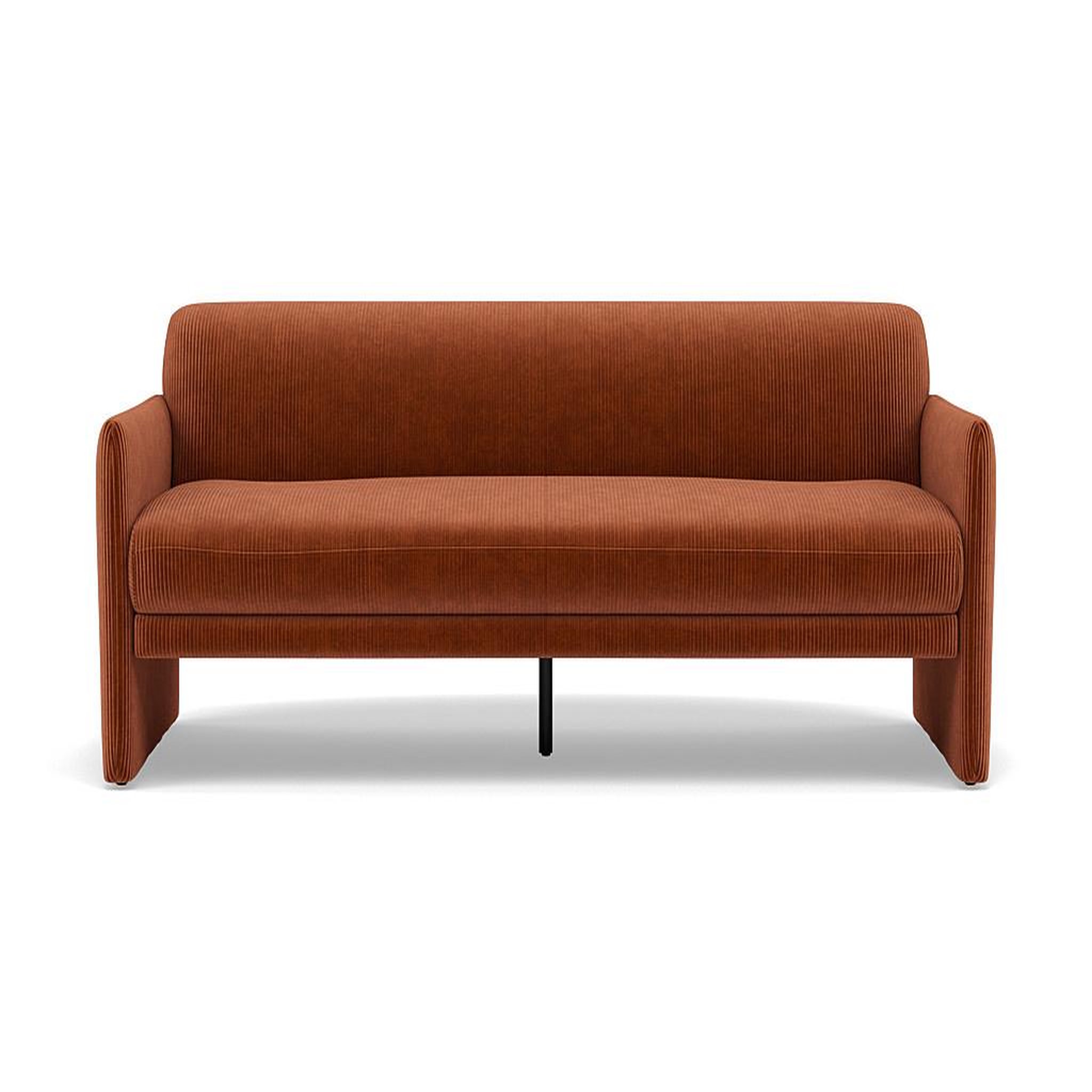 Voir la diapositive 1 : BEST MOBILIER Mathis - canapé convertible clic-clac 3 places en velours côtelé
