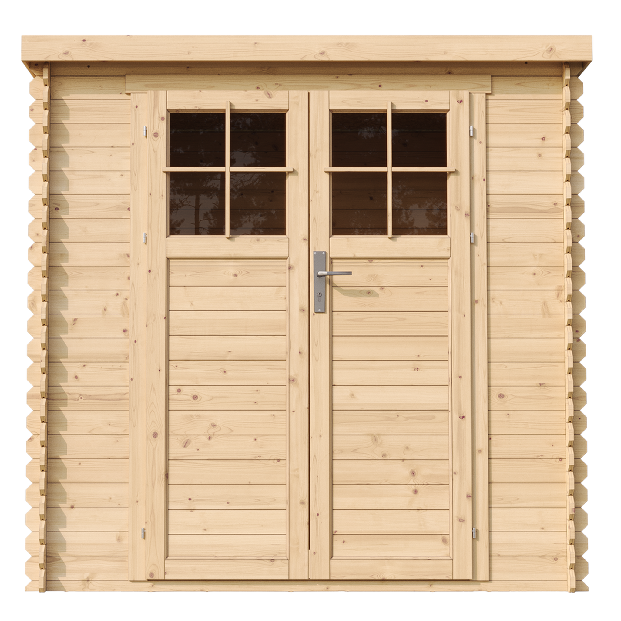 Voir la diapositive 3 : TIMBELA Abri de Jardin en Bois 2.2m² Cabanon Jardin Exterieur à Outils avec sol imprégné M311F+M311G