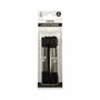 Voir la diapositive 2 : Paris Prix Lot de 2 Paires de Lacets  Ronds  110cm Noir