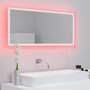 Voir la diapositive 5 : VIDAXL Miroir a LED de salle de bain Blanc 100x8,5x37 cm Acrylique
