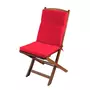Lovely Casa Coussin de fauteuil 40x90 cm Farniente rouge