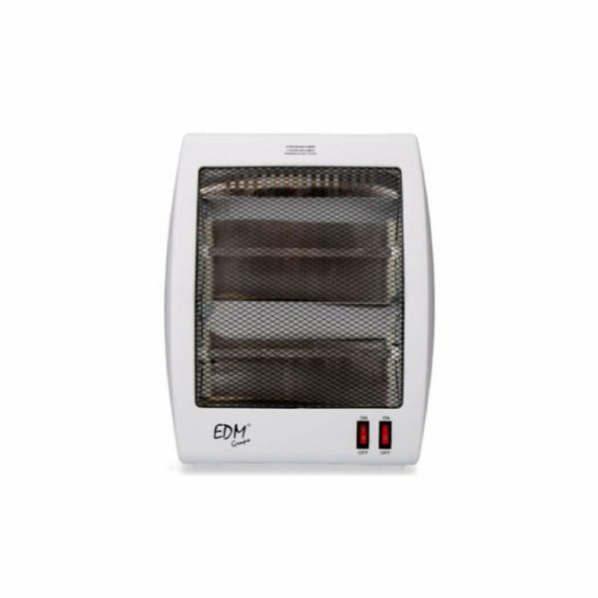 MARKET24 Chauffage d'Appoint Quartz EDM 07109 07109 Blanc 1000 W