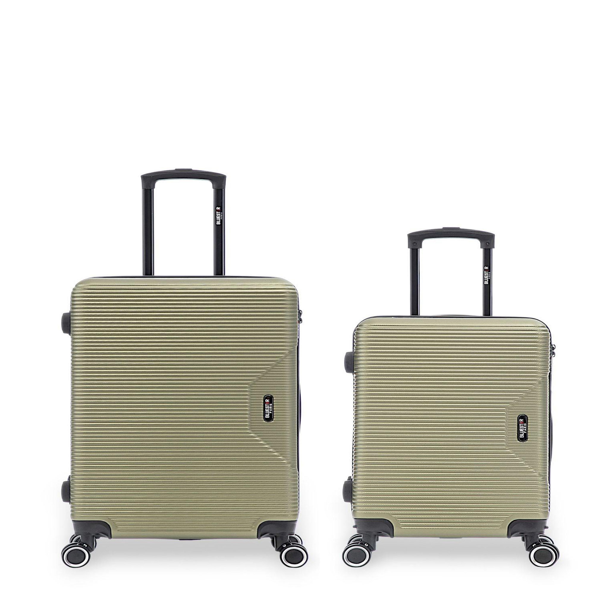 BLUESTAR Lot de 2 Valises Rigides Taille Moyenne et Cabine WAGRAM