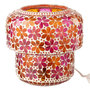 Voir la diapositive 1 : Paris Prix Lampe à Poser Mosaïque  Ruthie  19cm Rose & Orange