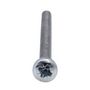 Voir la diapositive 4 :  Vis à métaux zinguée tête cylindrique bombée PZ cruciforme Vissal Ø 6x50 mm  lot de 6 vis+écrou