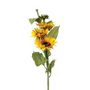 Voir la diapositive 2 : ATMOSPHERA Fleur Artificielle  Tournesol  80cm Jaune