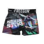 FREEGUN Boxer /Gris à Imprimés Homme Freegun SKA. Coloris disponibles : Noir