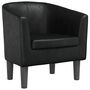 Voir la diapositive 2 : VIDAXL Fauteuil noir similicuir
