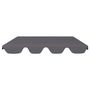 Voir la diapositive 3 : VIDAXL Toit rechange balançoire anthracite 188/168x145/110 cm