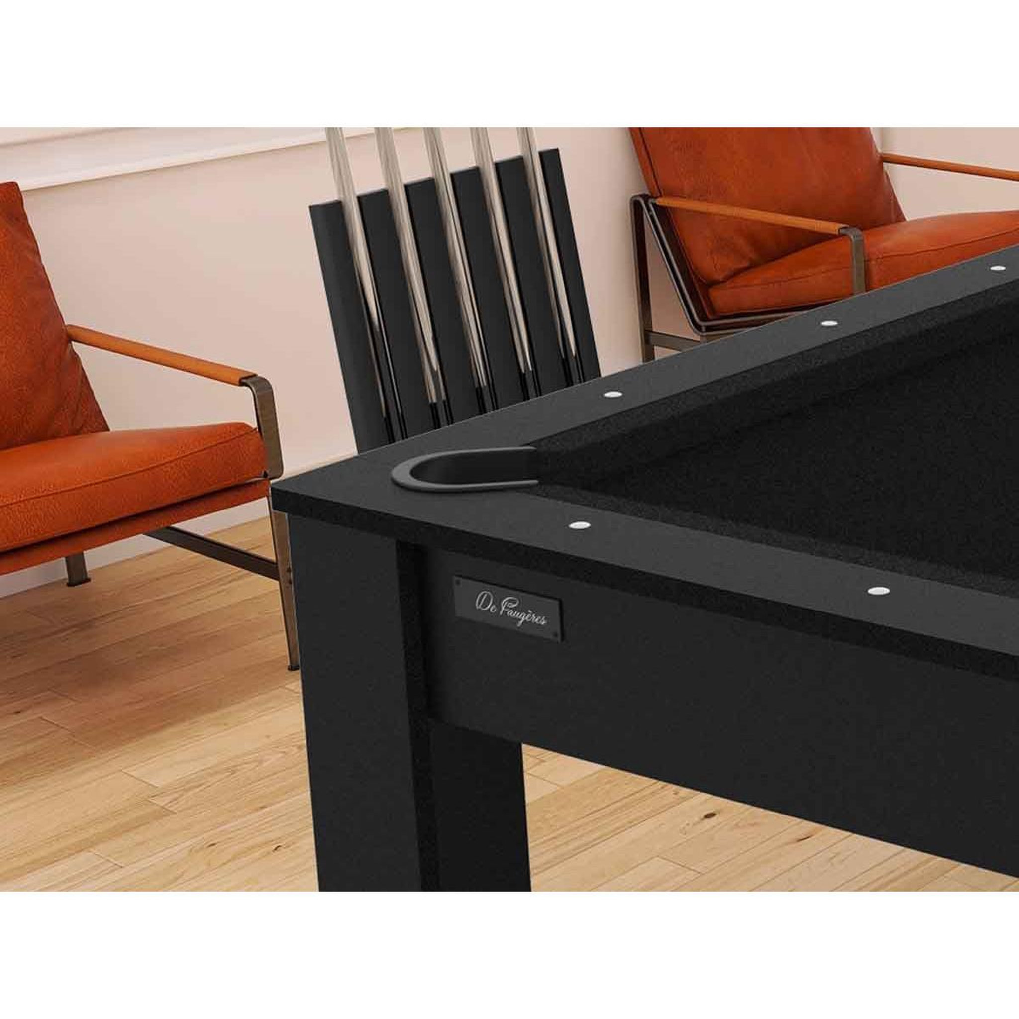 Voir la diapositive 6 : DE FAUGERES Table de Billard Convertible  Oregon  213cm Noir Grainé