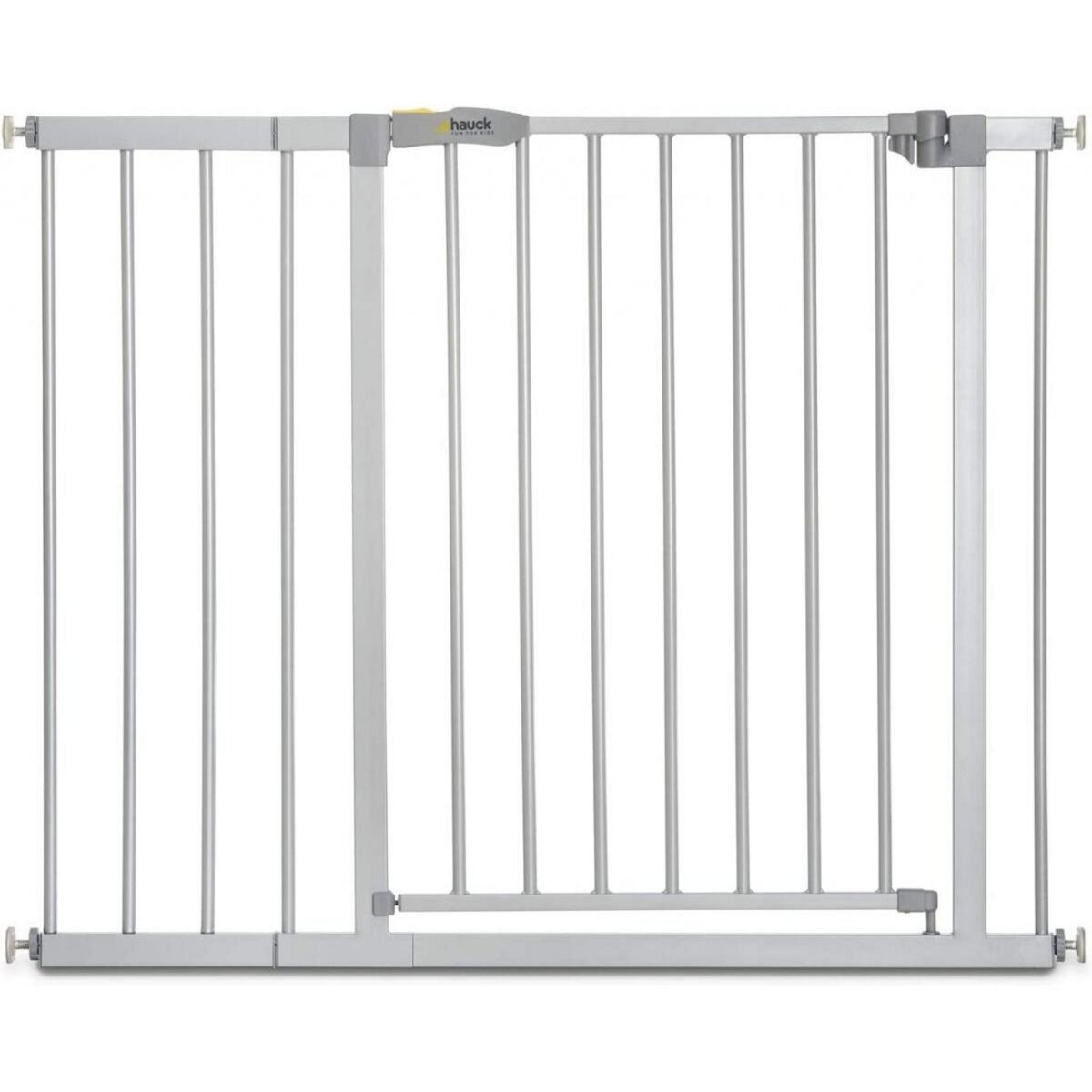 HAUCK Porte de sécurité Gate Stop N Safe 2 + Rallonge 21 cm Argent