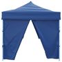 Voir la diapositive 4 : VIDAXL Tente de reception pliable avec 8 parois 3x9 m Bleu