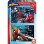 Voir la diapositive 2 : EDUCA Puzzle 2 x 100 pcs  - Spider-Man - Marvel
