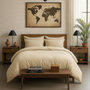 Voir la diapositive 4 : BATON ROUGE Drap housse en percale de coton