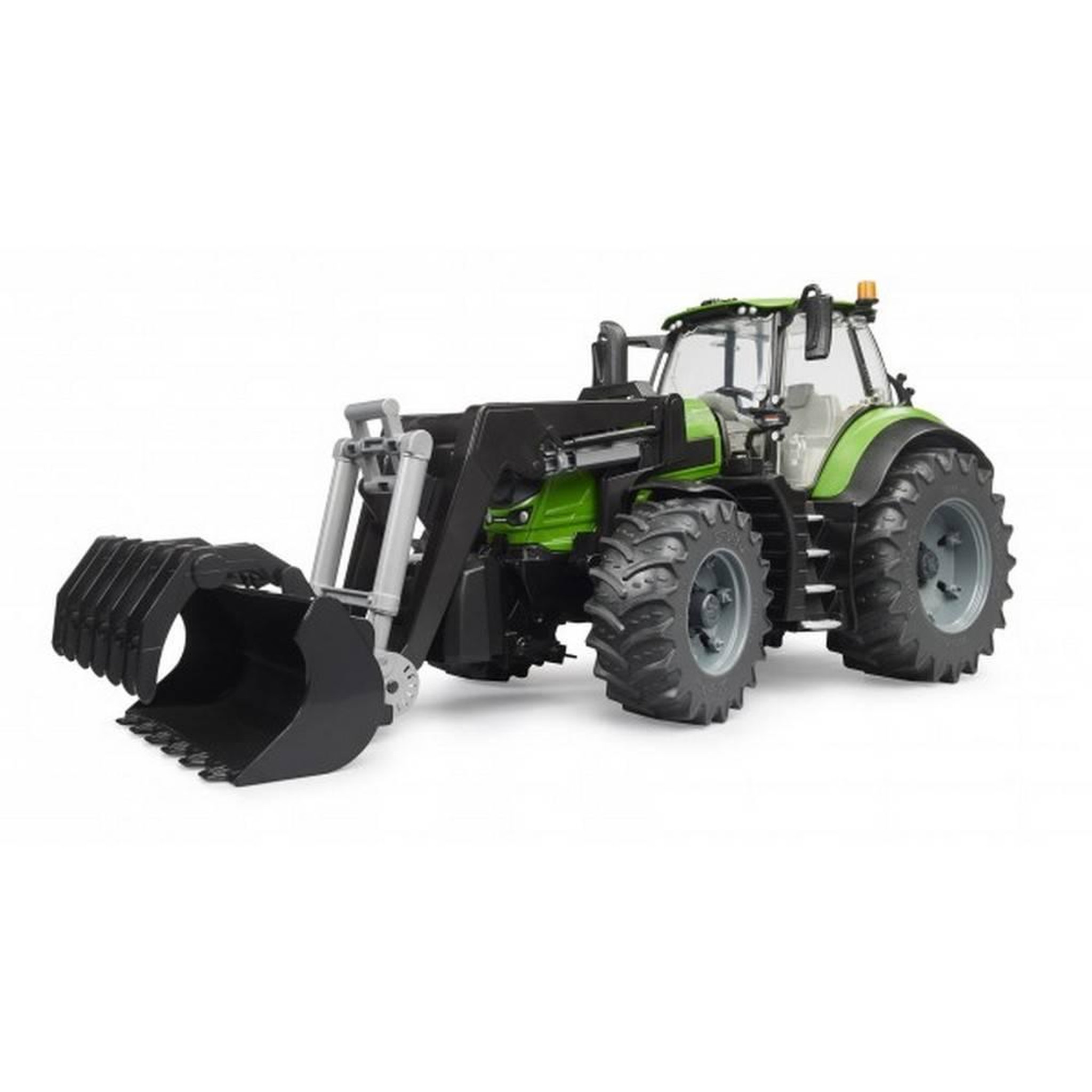 Voir la diapositive 3 : Bruder Tracteur radiocommandé Bruder Deutz 8280 TTV avec chargeur avant
