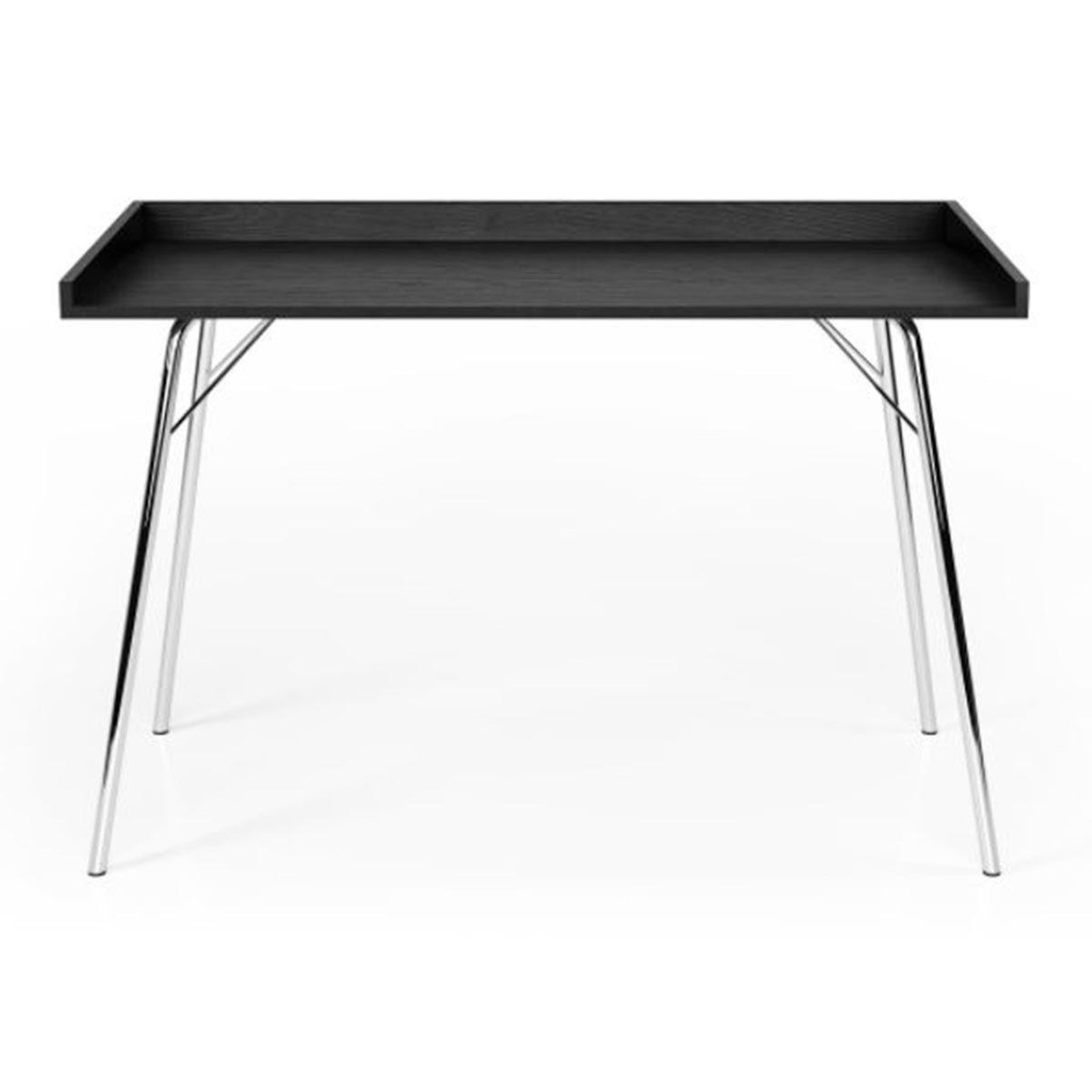 Paris Prix Bureau design en bois  rayburn  115cm noir & chrome