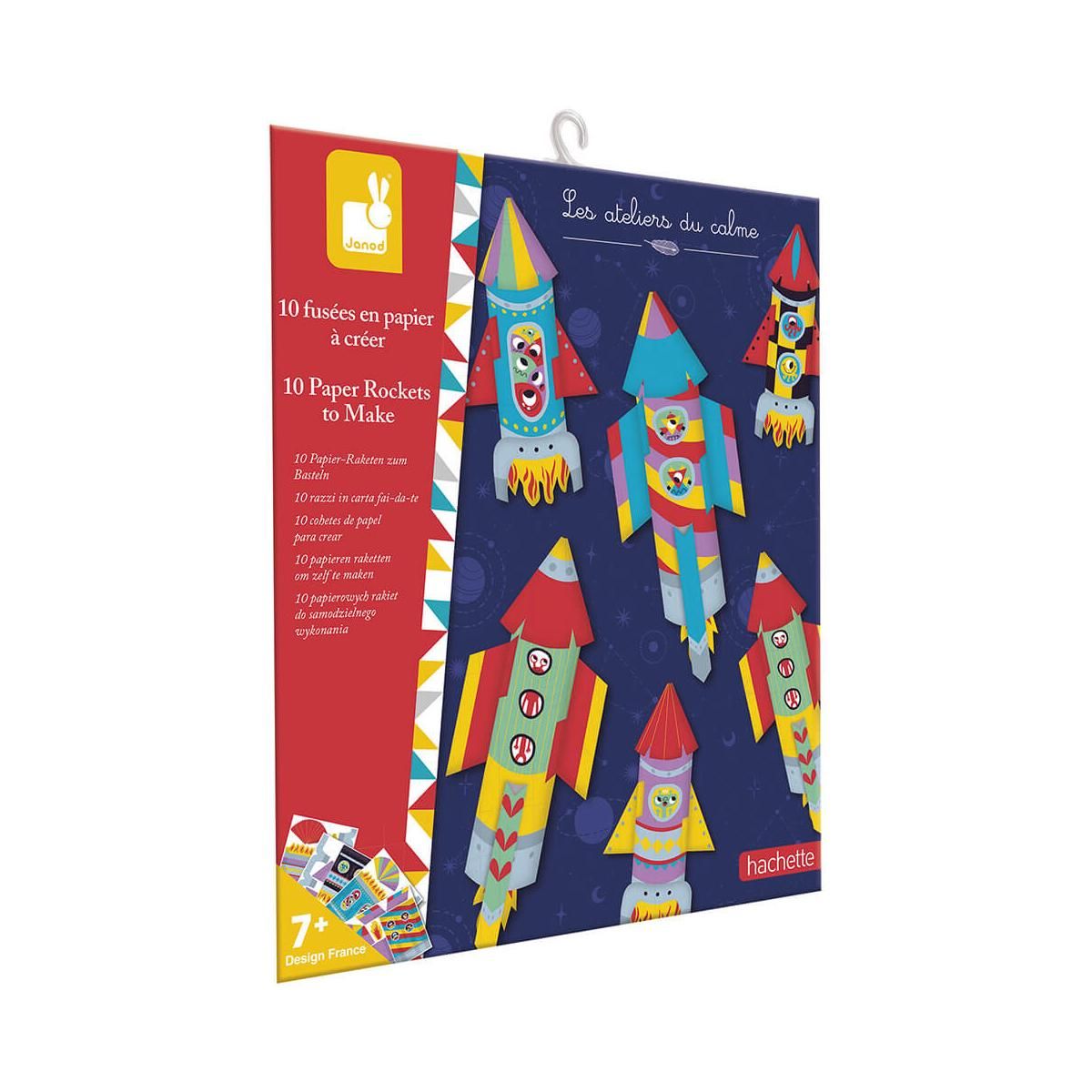 Juratoys-Janod 10 fusees en papier a creer