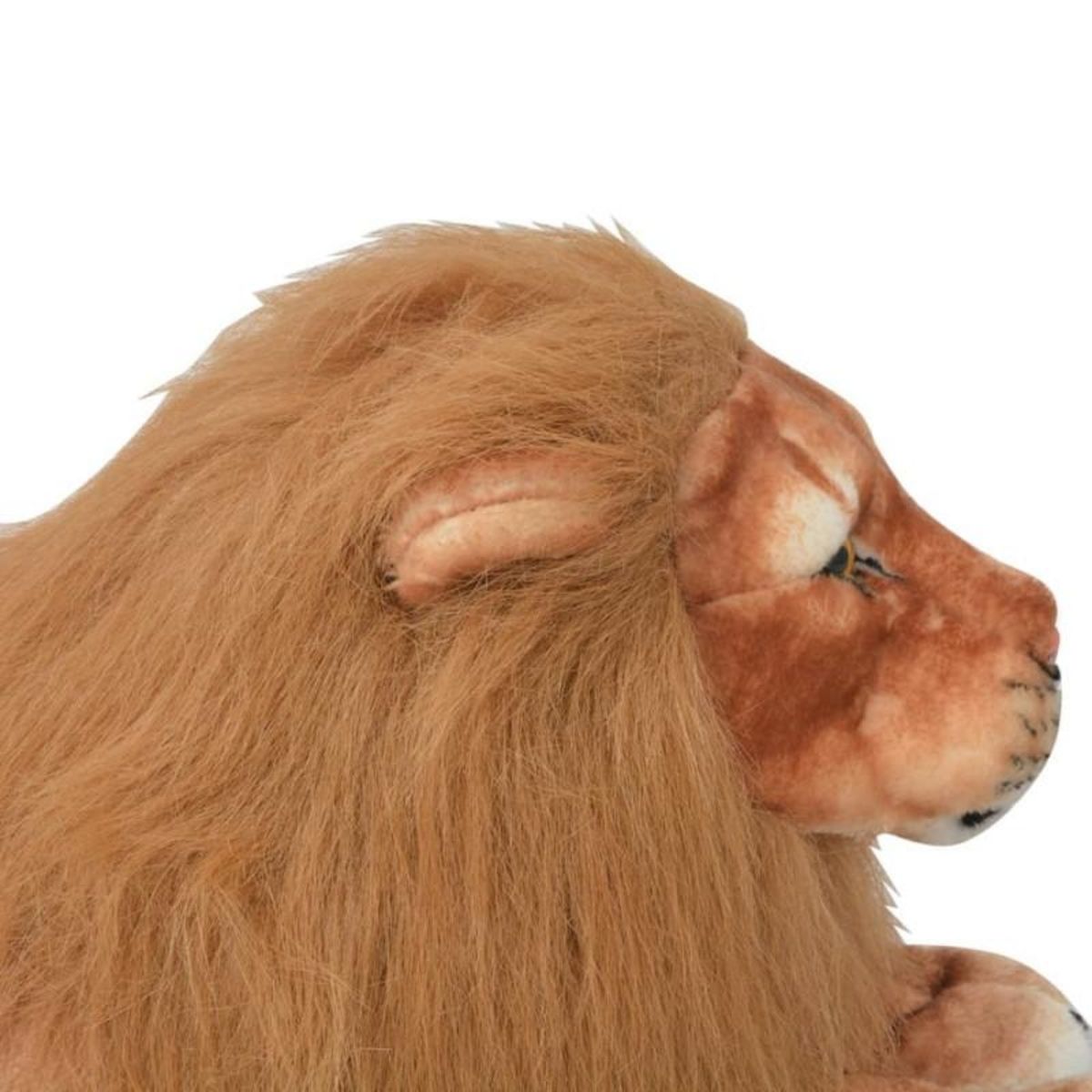 VIDAXL Lion en peluche Marron XXL