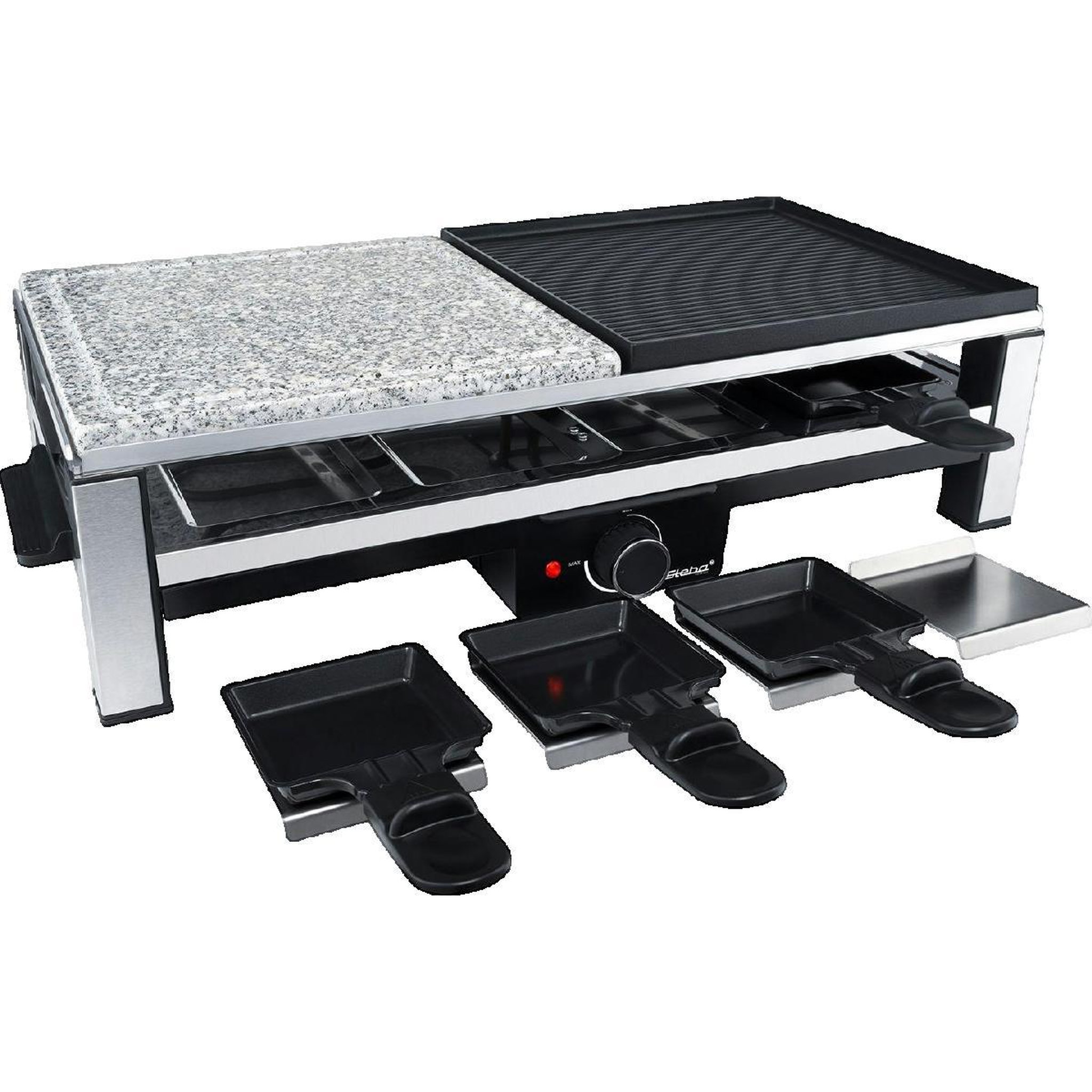 Voir la diapositive 2 : STEBA Appareil à raclette Steba RC 108 Noir