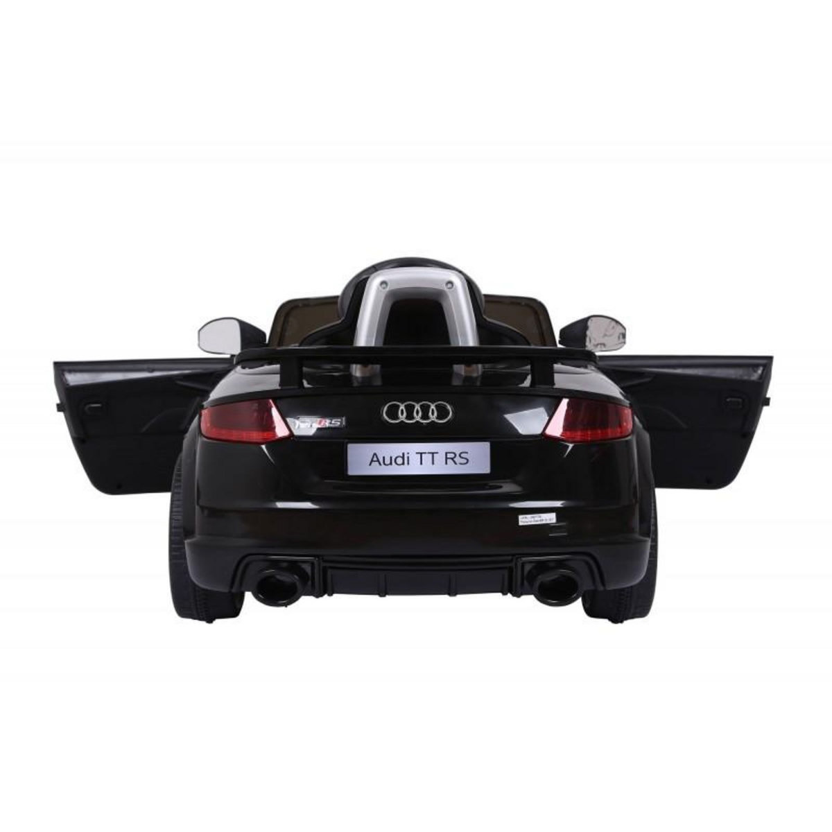 Audi Audi TT RS Voiture Electrique Enfant (2x25W) 103x62x44 cm - Marche av/ar, Phares, Musique, Ceinture et Télécommande parentale
