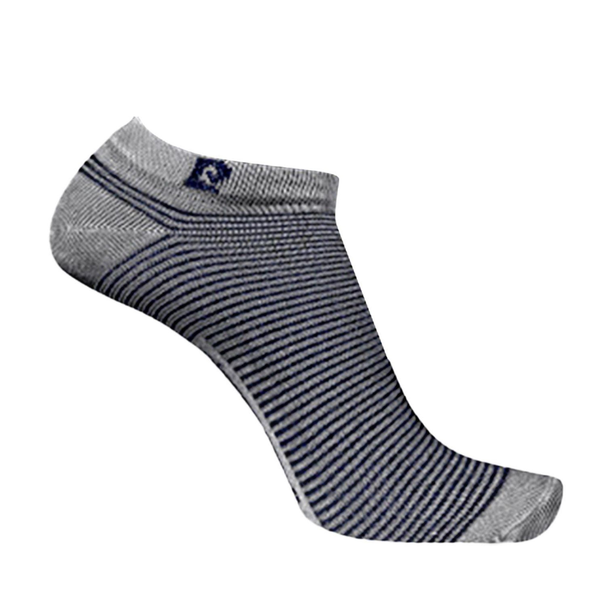 Voir la diapositive 6 : PIERRE CARDIN Lot de 5 paires de chaussettes tiges courtes rayées modèle pc 0373