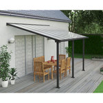Palram Pergola 12.5m² gris anthracite - 704217