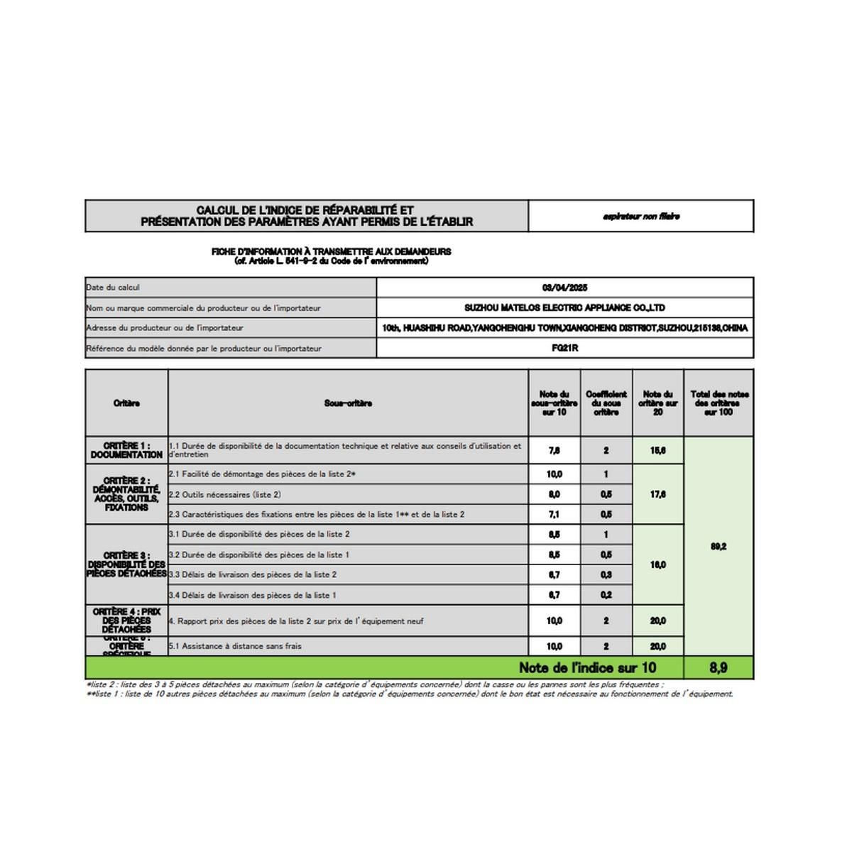 Fagor Aspirateur balai rechargeable 22.2v flex 2en1 - fg21r