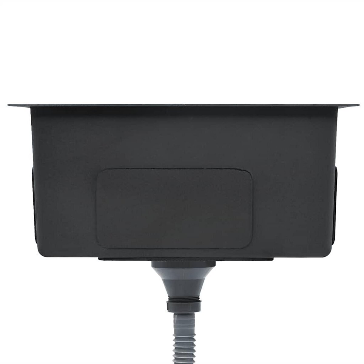 VIDAXL Evier de cuisine fait a la main Acier inoxydable