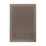 Paris Prix Tapis à Motifs à Poils Plats  Splash  Marron. Coloris disponibles : Marron