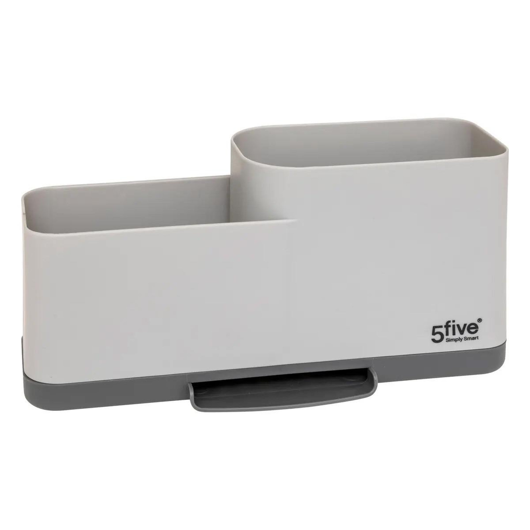 Voir la diapositive 2 : FIVE Distributeur à savon avec organiseur  néo 2  23cm gris