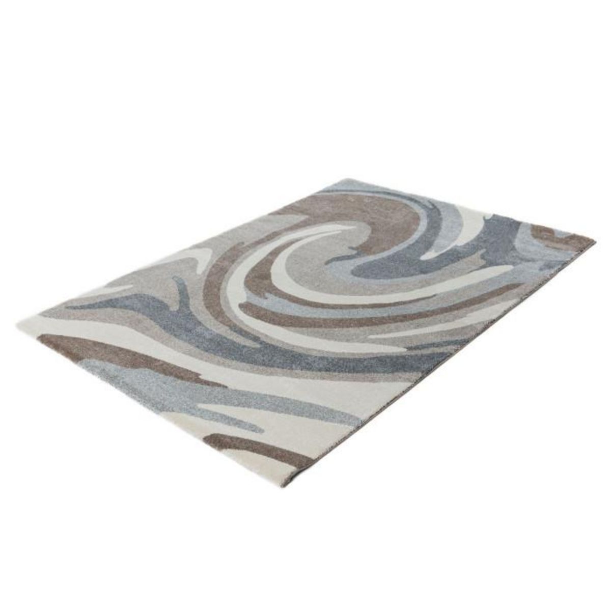 Paris Prix Tapis Effet 3D à Poils Courts  Broadway I  Marron