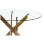 Voir la diapositive 3 : Paris Prix Table de Repas Ronde Design  Rixa  120cm Or