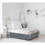 Voir la diapositive 2 : Habitat et Jardin Lit simple en PVC avec coffre  Ava  - 90 x 190 cm - Gris