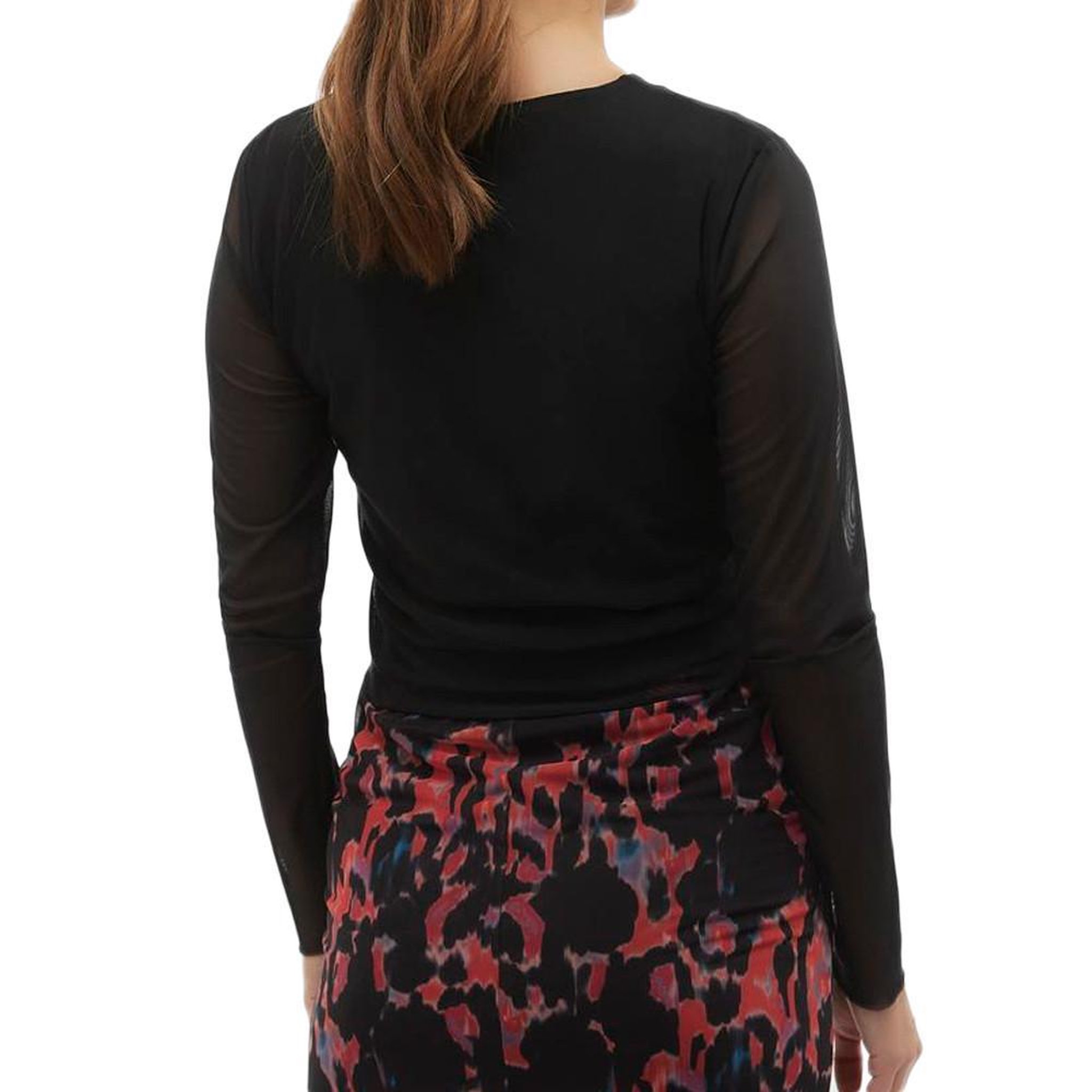 Voir la diapositive 2 : MAMALICIOUS T-Shirt Manches Longues Noir Femme Mamalicious Lellis