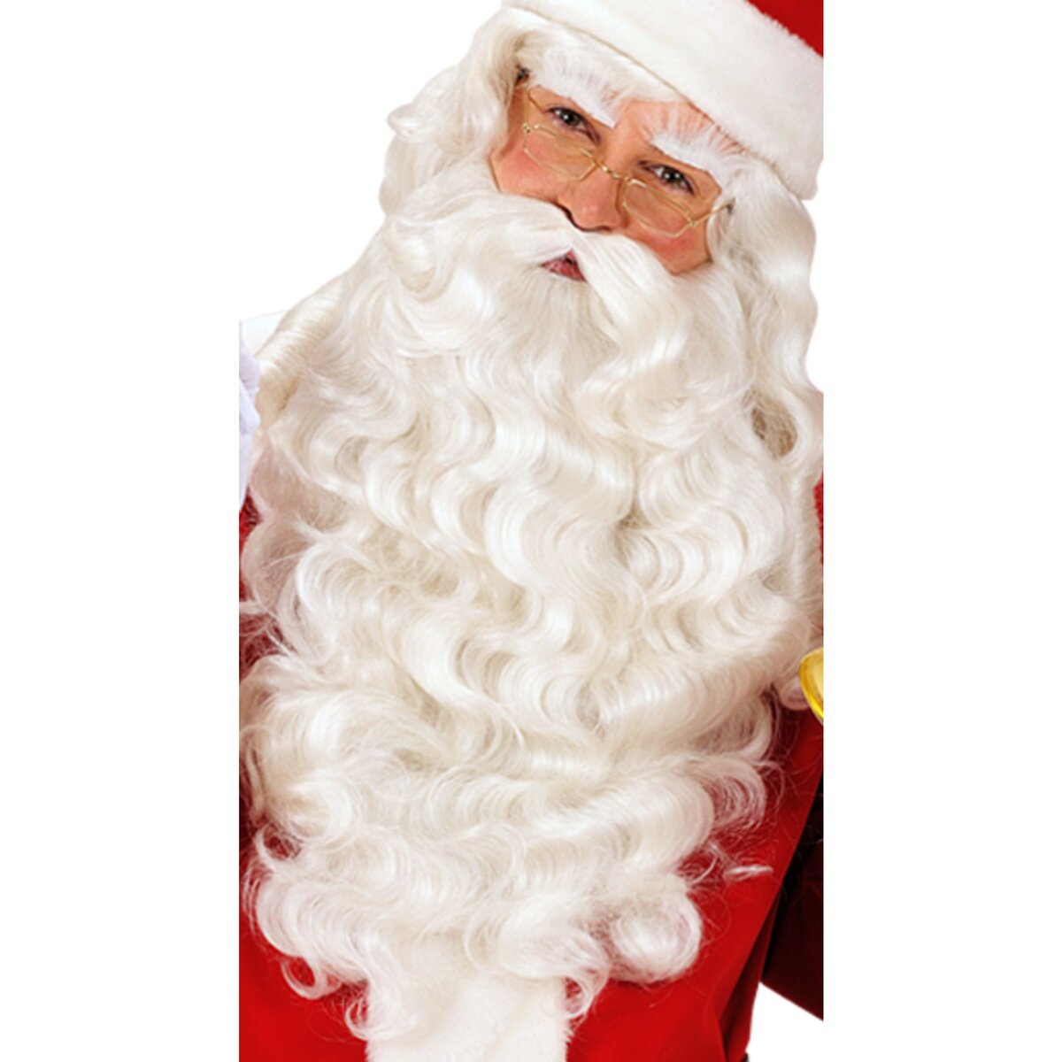 WIDMANN Perruque et Barbe de Père Noël de Luxe