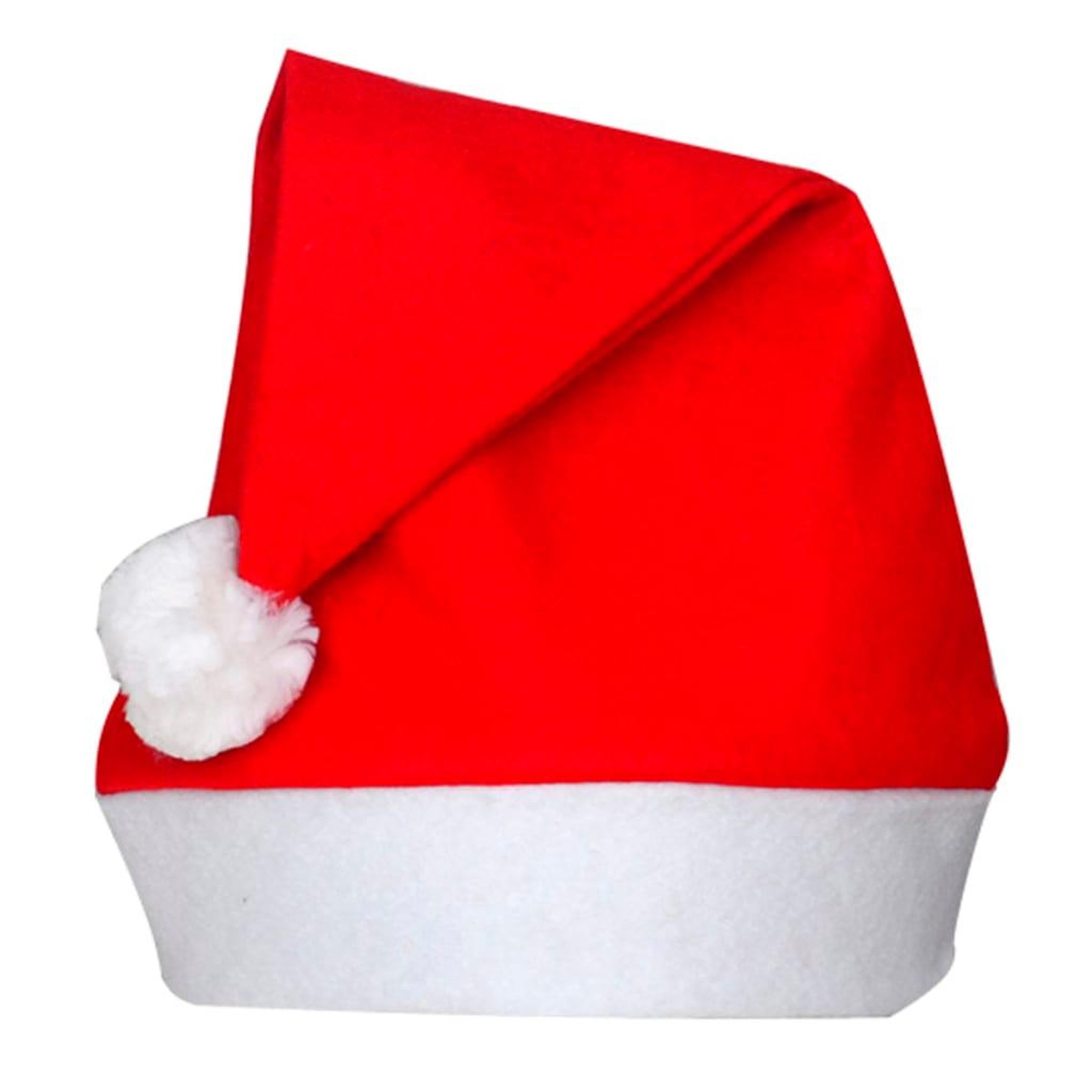Voir la diapositive 2 : VIDAXL Bonnets de Pere Noël 24 pcs