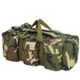 Voir la diapositive 2 : VIDAXL Sac de sport en style militaire 3 en 1 90 L Camouflage