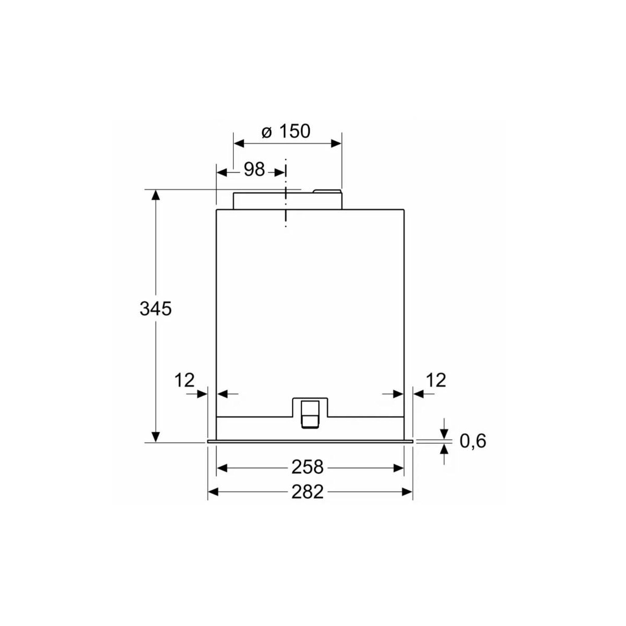 Voir la diapositive 5 : BOSCH Groupe filtrant 52cm 645m3/h inox - dln56ac50