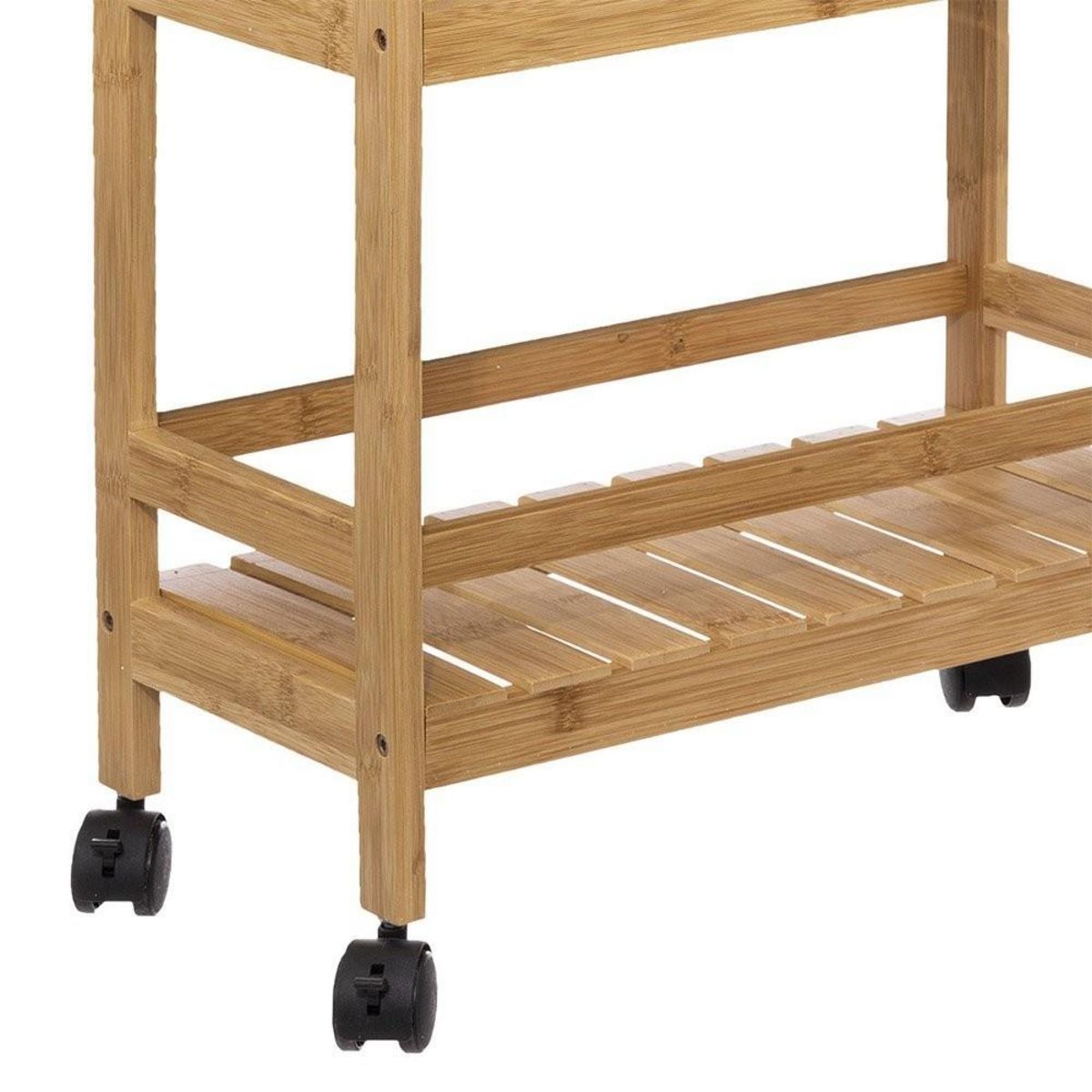 ATMOSPHERA Desserte roulettes 3 niveaux bambou Linha