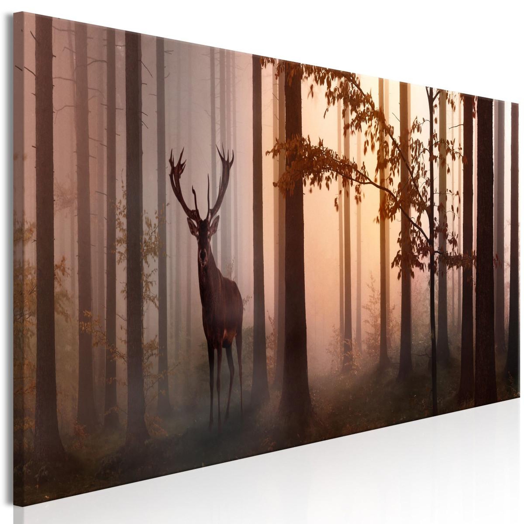 Paris Prix Tableau imprimé  morning narrow brown. Coloris disponibles : Multicolore