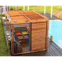 Voir la diapositive 5 : Hisense Pergola 7.32m² bois traité - tho2331vt