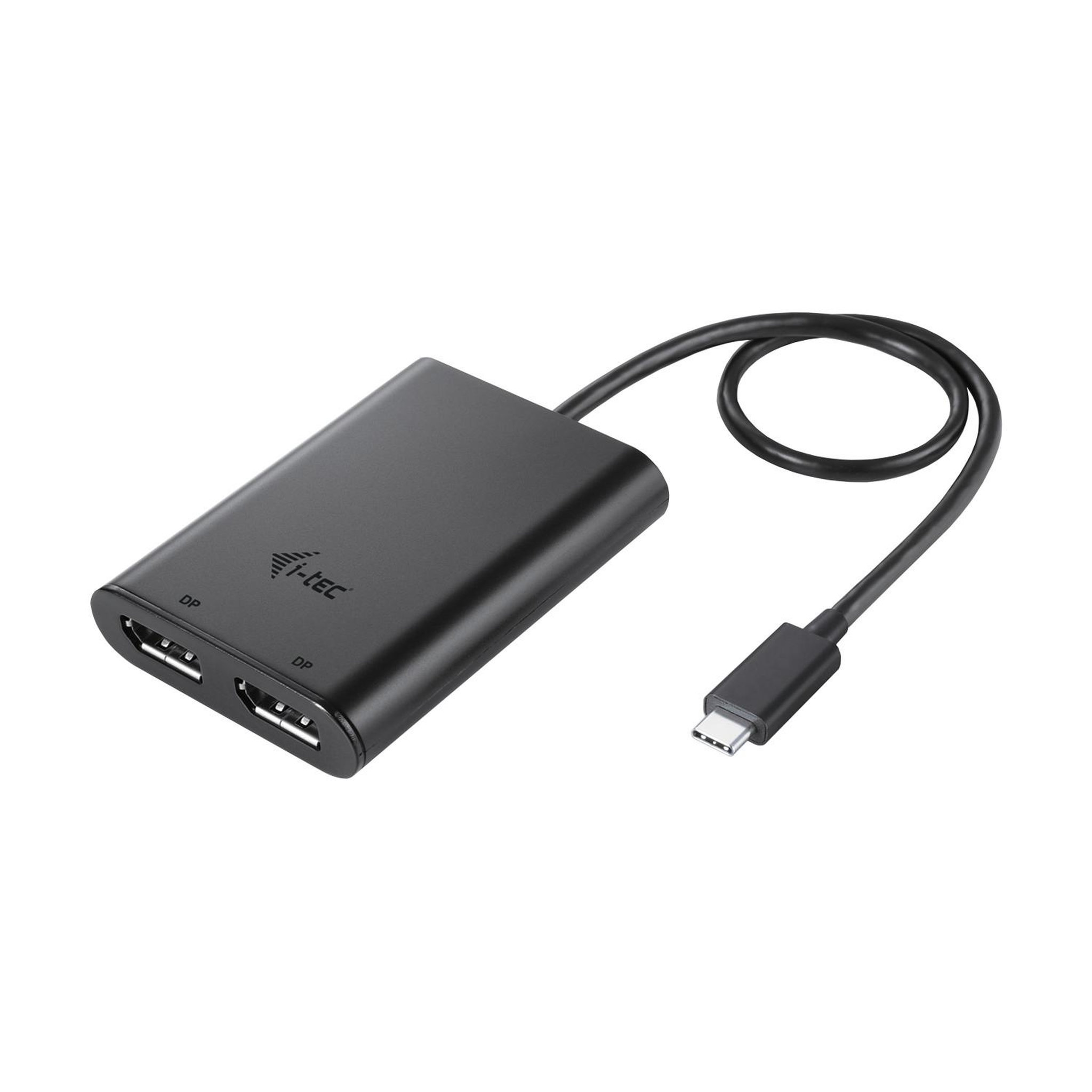 I-TEC I-tec usb-c dual 4k/60hz (single 8k/30hz) dp video adapter