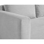 Voir la diapositive 6 : BEST MOBILIER Canopy - canapé d'angle réversible - 4 places - convertible avec coffre - en tissu texturé