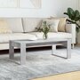 Voir la diapositive 1 : VIDAXL Table basse gris béton 102x50x35 cm bois d ingénierie