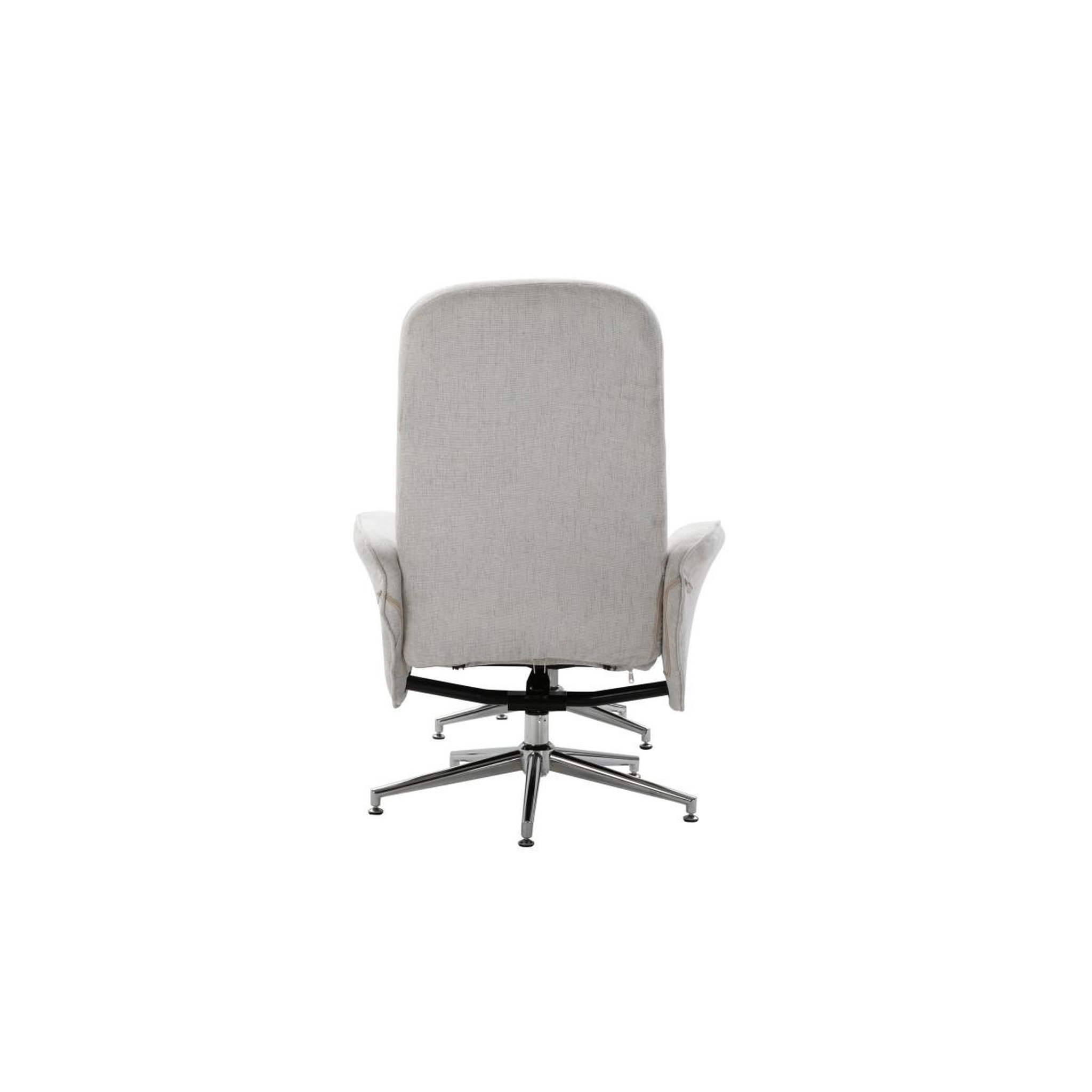 Voir la diapositive 6 : Paris Prix Fauteuil de relaxation & pouf  rolf  104cm gris