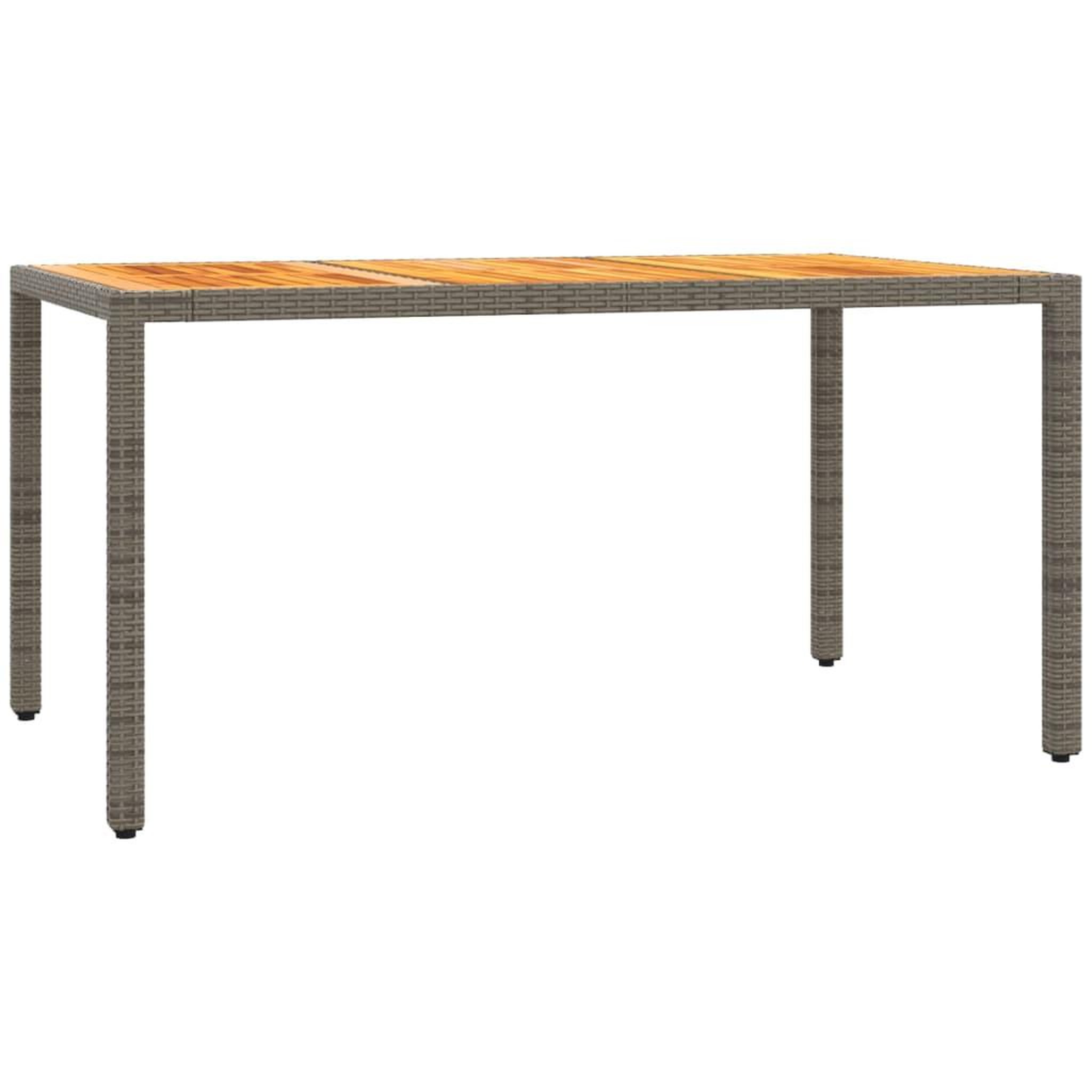 Voir la diapositive 4 : VIDAXL Ensemble a manger de jardin et coussins 7 pcs gris rotin