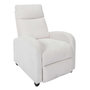 Voir la diapositive 1 : The Home Deco Factory Fauteuil relax multiposition en tissu côtelé Drammen - Beige
